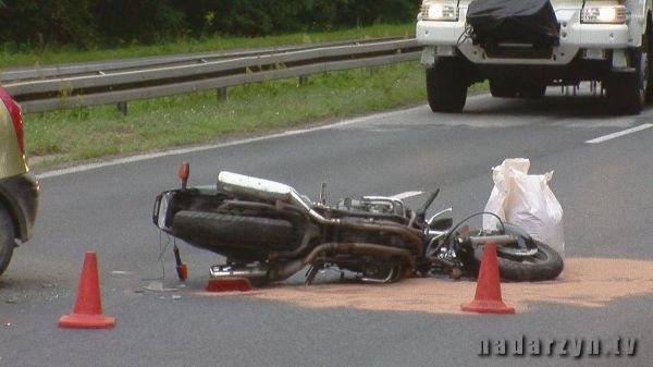 Motocyklista zderzył się z puntem